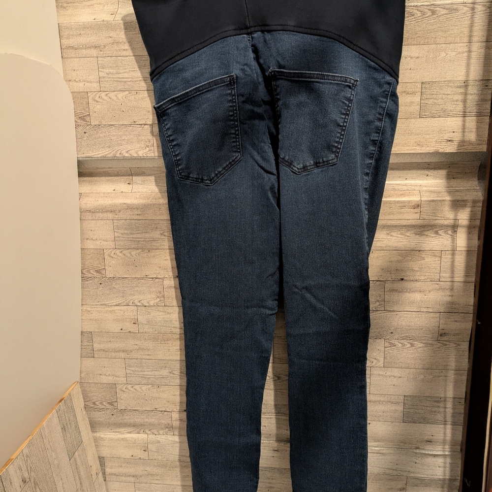 Topshop Dark Blue Maternity Jeggings - Picture 5 of 8